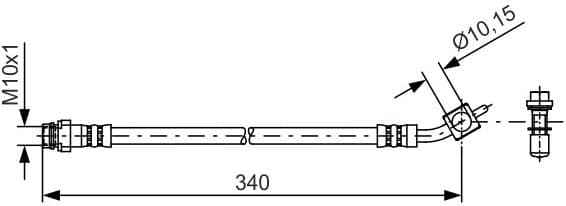 Brake Hose 1987481423 - image 2