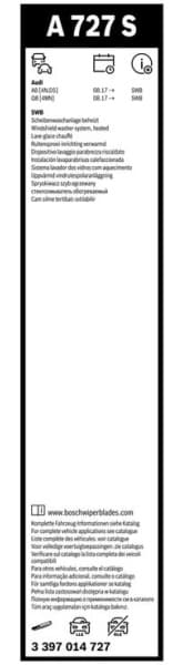 Wiper Blade Aerotwin 3 397 014 727 - image 9