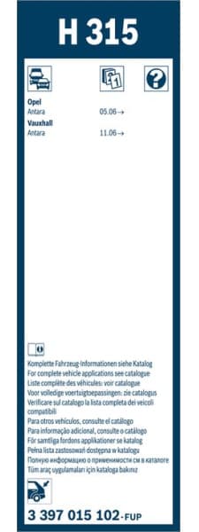 Wiper Blade Rear 3 397 015 102 - image 5