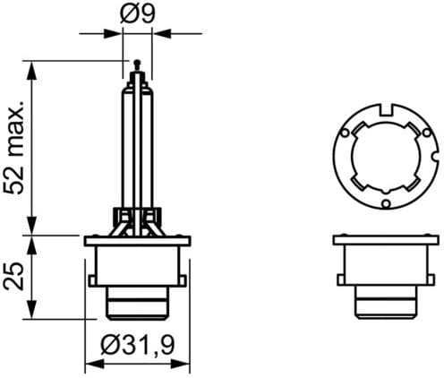 Bulb, headlight Xenon HID WS 1 987 302 906 - image 6