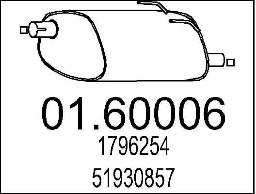 Rear Muffler 01.60006
