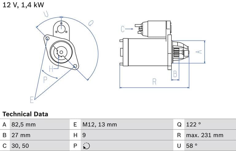 Starter 0986018340 - image 2