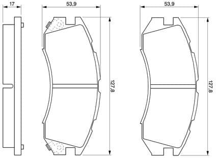 Brake Pad Set, disc brake 0986460984 - image 8