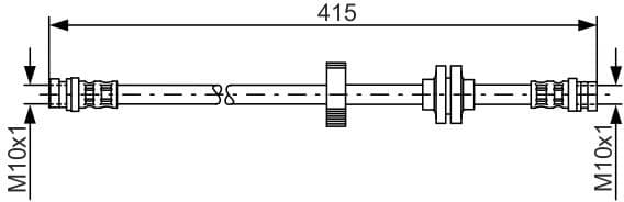 Brake Hose 1 987 476 999 - image 2