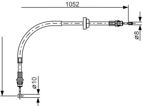 Cable Pull, parking brake 1 987 477 186 - image 6