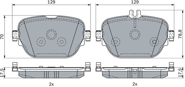 Brake Pad Set, disc brake 0 986 424 439 - image 8