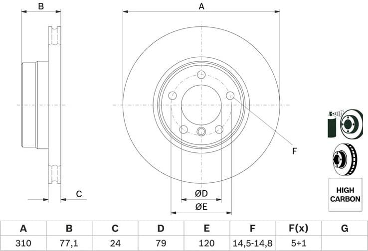 Brake Disc 0986479055 - image 9
