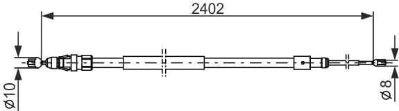 Cable Pull, parking brake 1987482276 - image 2