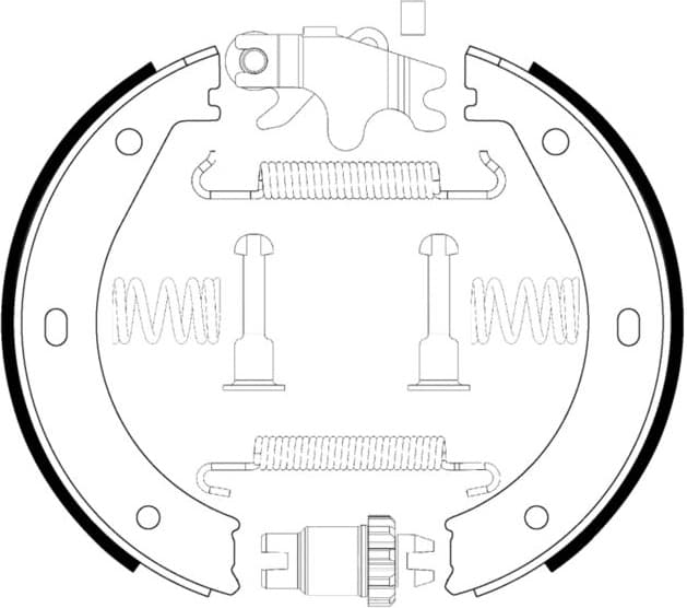 Brake Shoe Set, parking brake 0204113804 - image 10