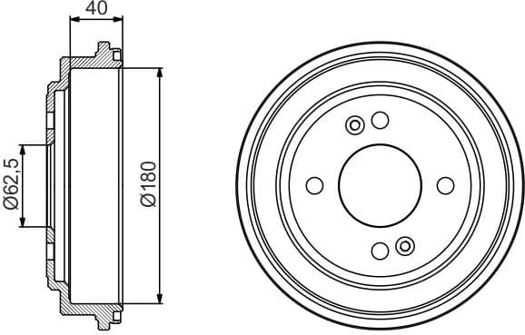 Brake Drum 0986477216 - image 2