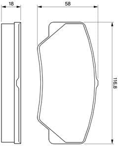 Brake Pad Set, disc brake 0986491410 - image 12