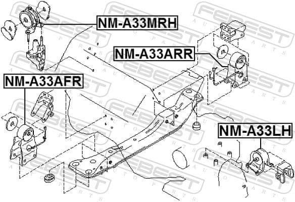 Mounting, engine NM-A33MRH - image 2
