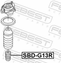 Rubber Buffer, suspension SBD-G13R - image 2