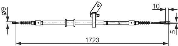 Cable Pull, parking brake 1987482268 - image 2