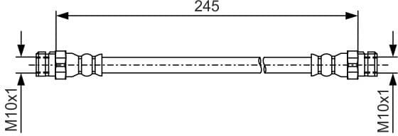 Brake Hose 1 987 481 457 - image 5