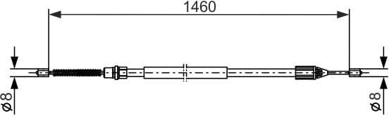 Cable Pull, parking brake 1987477646 - image 6