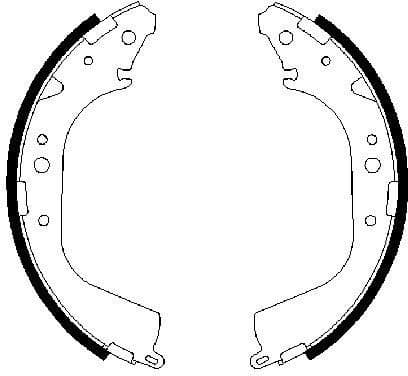 Brake Shoe Set 0986487414 - image 6