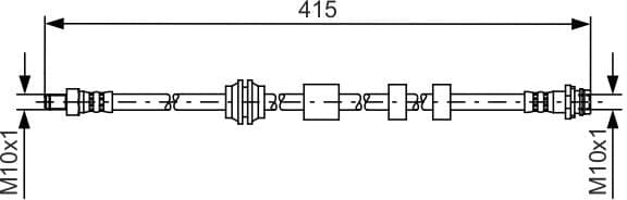 Brake Hose 1 987 481 425 - image 2