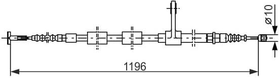 Cable Pull, parking brake 1987477621 - image 6