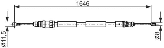 Cable Pull, parking brake 1987482681 - image 9