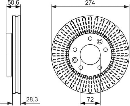 Brake Disc 0986479599 - image 6