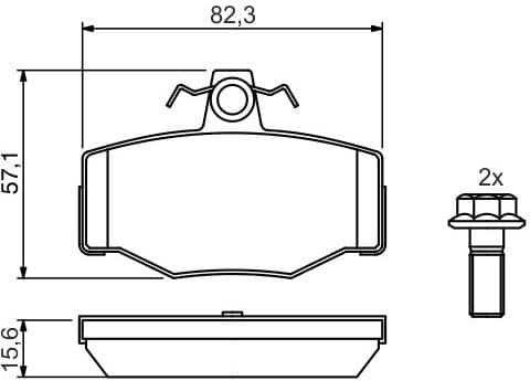 Brake Pad Set, disc brake 0986460993 - image 12