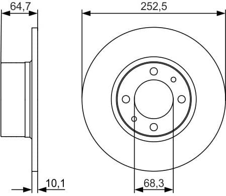 Brake Disc 0986479988 - image 2