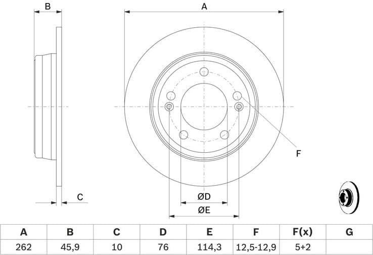 Brake Disc 0986479052 - image 10