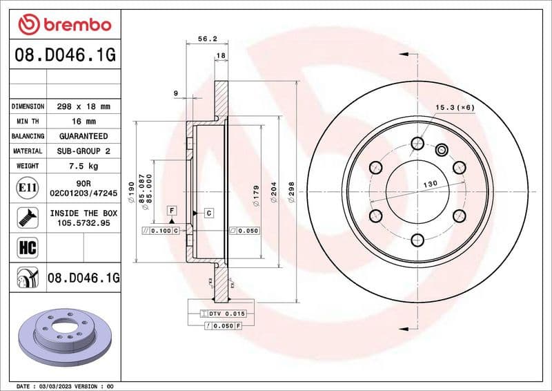 Brake Kit, disc brake BEYOND LINE - Greenance KT 10 056 - image 2