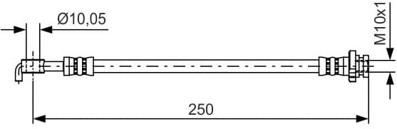 Brake Hose 1 987 481 434 - image 2
