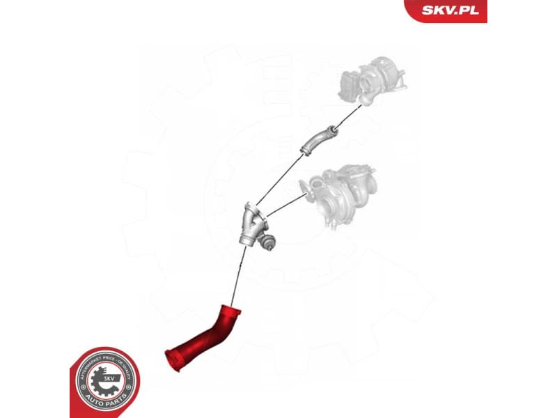 Charge Air Hose 54SKV258 - image 3