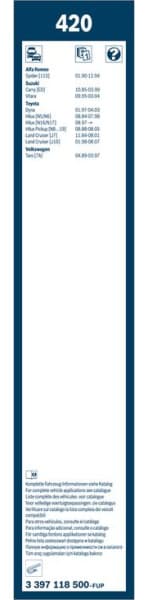 Wiper Blade Twin 3 397 118 500 - image 7