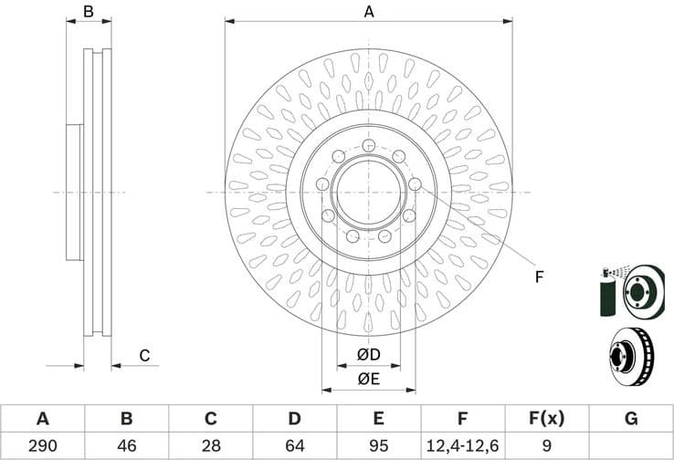 Brake Disc 0986479718 - image 11