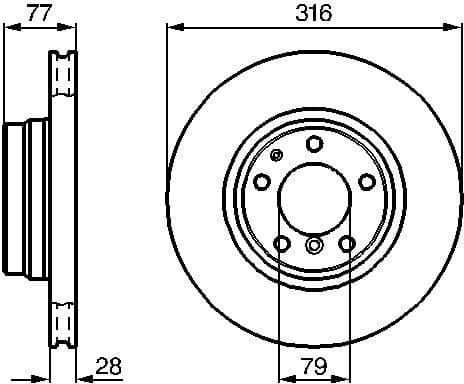 Brake Disc 0986478622 - image 6