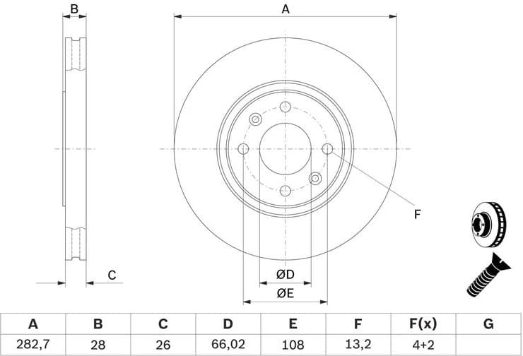Brake Disc 0986478831 - image 9