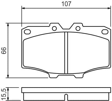 Brake Pad Set, disc brake 0986468520 - image 12