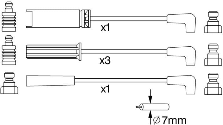 Ignition Cable Kit 0986356972 - image 10