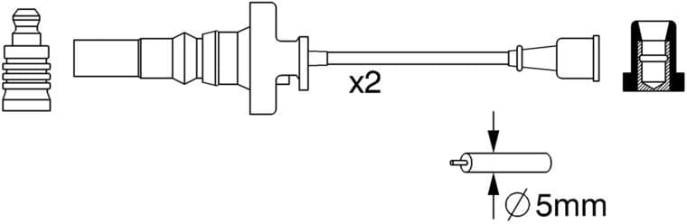 Ignition Cable Kit 0986357273 - image 10