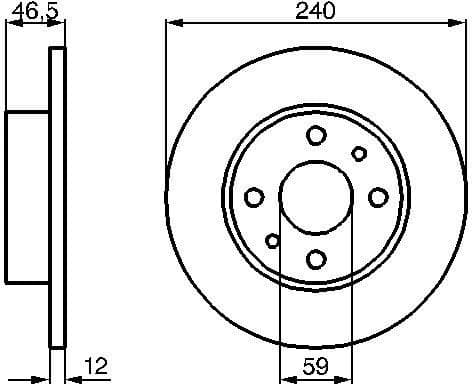 Brake Disc 0986478353 - image 3