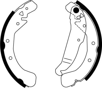Brake Shoe Set 0986487554 - image 8