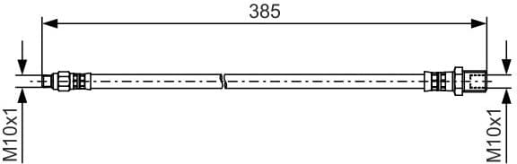 Brake Hose 1 987 481 510 - image 6