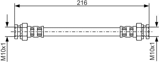 Brake Hose 1 987 476 529 - image 6