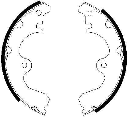 Brake Shoe Set 0986487474 - image 6