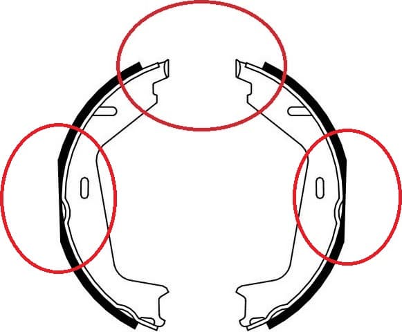 Brake shoes handbrake, Top Quality FSB4130 - image 4