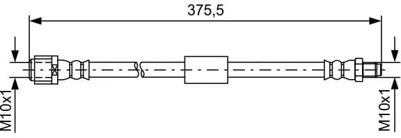 Brake Hose 1 987 481 608 - image 2