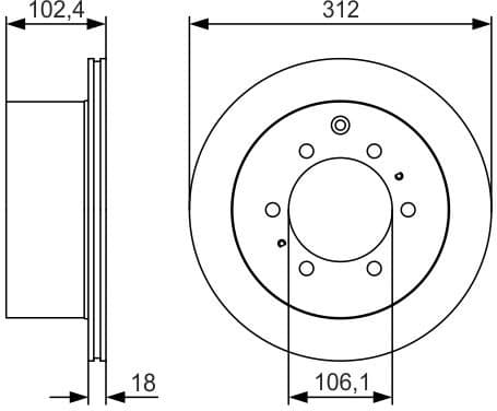 Brake Disc 0986479R57 - image 2