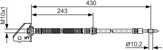 Brake Hose 1 987 481 B29 - image 10