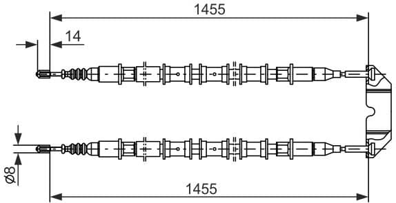 Cable Pull, parking brake 1 987 477 391 - image 6