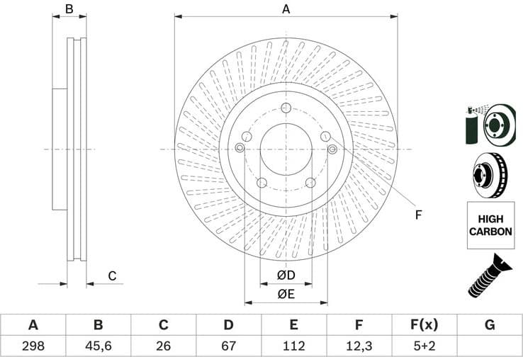 Brake Disc 0986479E36 - image 10