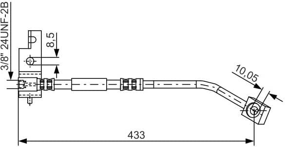 Brake Hose 1 987 476 149 - image 2